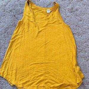 Old Navy Mustard Yellow Tank Top